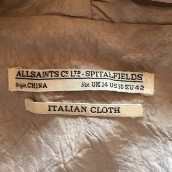 Size 10 All Saints cocktail dress - Picture 6 of 7